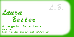 laura beiler business card